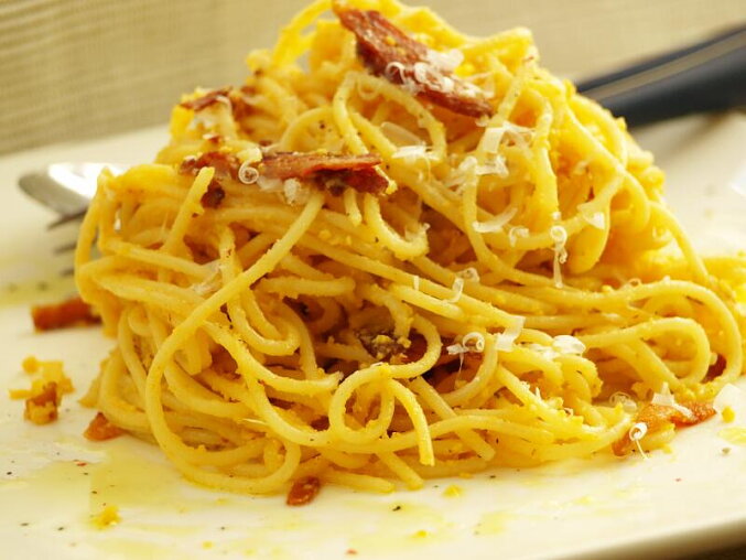 Pravé špagety carbonara podle Emanuela