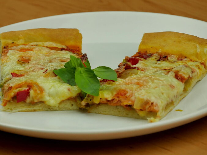 Domácí pizza bez droždí