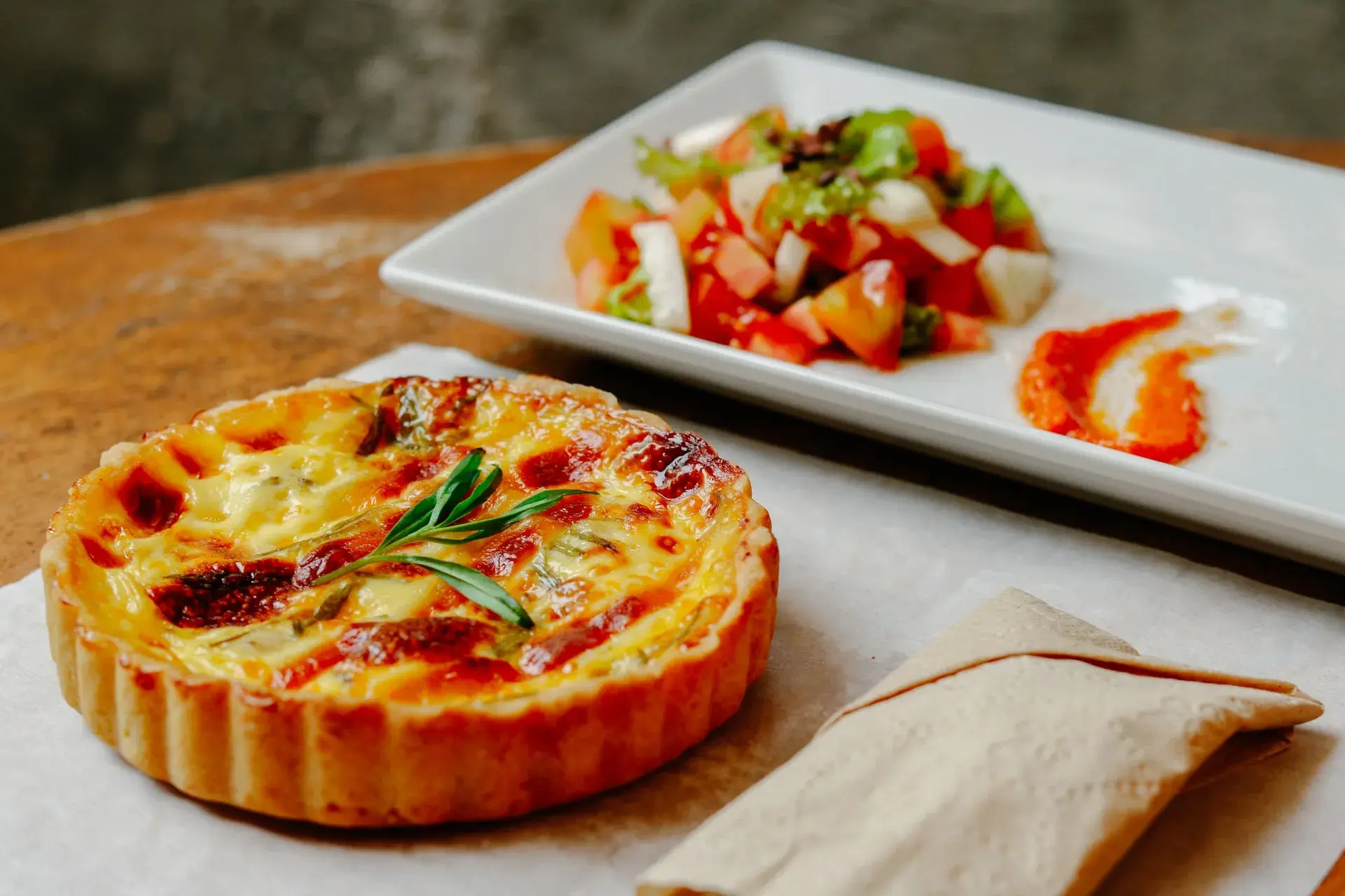 Lotrinská quiche neboli slaný koláč