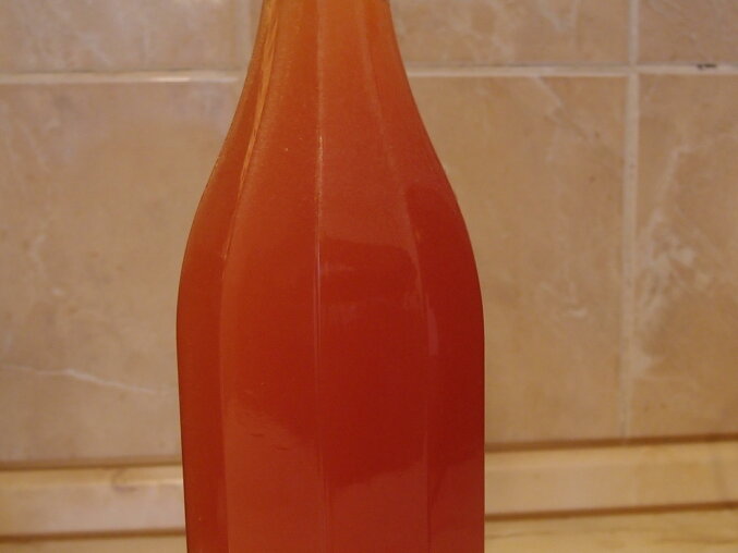 Domácí šípkový sirup s citrusy a medem